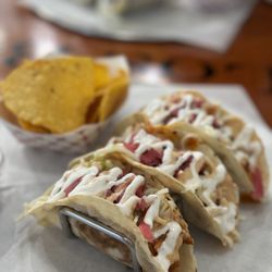 Los Bocados - 3 Piece Guajillo Chicken Tacos