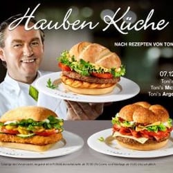 McDonald's - Argentino Grill 426g Weizenbrötchen mit Mehlbestreuung, süß-milde Tomatensauce, milde Sandwichsauce, Eisbergsalat,