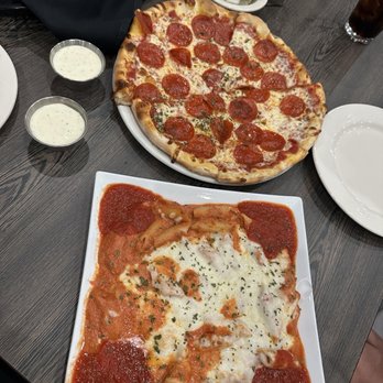 Italian Table - Baked Ziti and Pepperoni Pizza - Italian Near Me - Keller, Texas