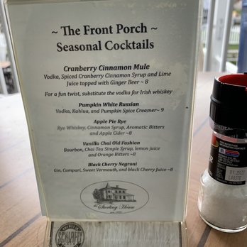 The Front Porch - Drink Menu - Southern Near Me - Leonardtown, Maryland The Front Porch - Drink Menu - Southern Near Me - Leonardtown, Maryland