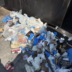 Jimmy John's - I work next door at five guys this has been sitting here for a little over a week