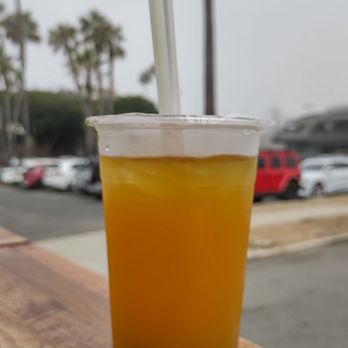 Sisters' Snack Shack - Passion Fruit Tea with boba - Bubble Tea Near Me - Solana Beach, California Sisters' Snack Shack - Passion Fruit Tea with boba - Bubble Tea Near Me - Solana Beach, California