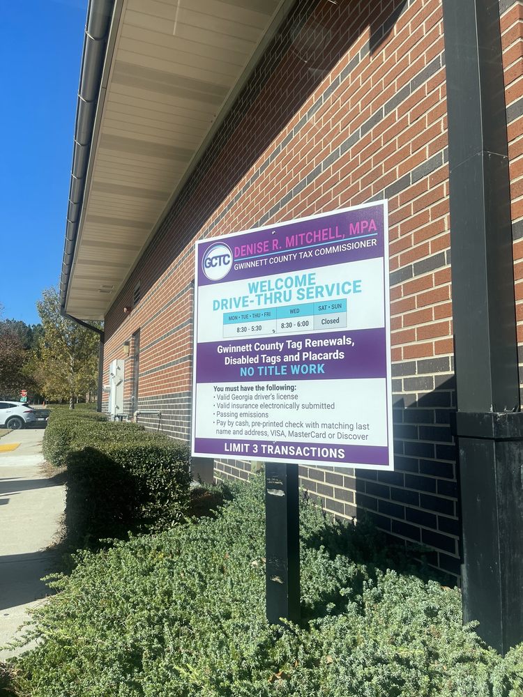 COUNTY TAG OFFICE SNELLVILLE Updated September 2025 10
