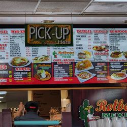 Rolberto's Mexican Food - Menu