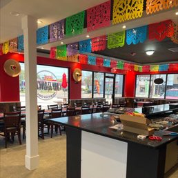 Mi Rancho Mexican grill has two festive rooms Mi Rancho Mexican grill has two festive rooms