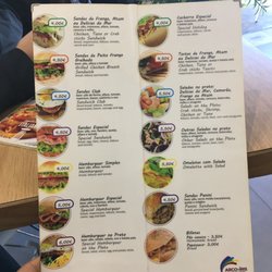 Arco-Íris - Sandwich menu