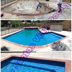 De Santos Vinyl Pools - Beautiful outcome on this Baja addition to this vinyl pool!!