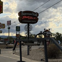 Bozeman Trail Steakhouse - Roadside Sign