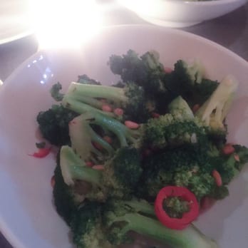 Double Knot - Their famous roasted broccoli with white soy and pine nuts. (Same as Sampan) - Sushi Bars Near Me - Philadelphia, Pennsylvania Double Knot - Their famous roasted broccoli with white soy and pine nuts. (Same as Sampan) - Sushi Bars Near Me - Philadelphia, Pennsylvania