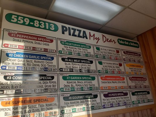 Menu photo 1 Pizza My Dear San Jose, CA Menu photo 1 Pizza My Dear San Jose, CA