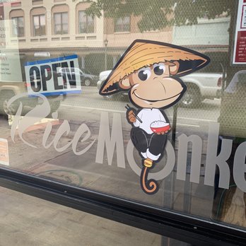 Rice Monkeys - front door logo & they have outdoor dining - staff really friendly!! - Sushi Bars Near Me - Durango, Colorado Rice Monkeys - front door logo & they have outdoor dining - staff really friendly!! - Sushi Bars Near Me - Durango, Colorado