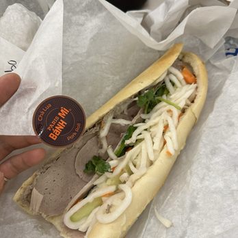 Paris Banh Mi - Banh mi cha lua/ pork roll. Way too much daikon, needed salt/ soy sauce, needed more meat - Vietnamese Near Me - Everett, Washington Paris Banh Mi - Banh mi cha lua/ pork roll. Way too much daikon, needed salt/ soy sauce, needed more meat - Vietnamese Near Me - Everett, Washington