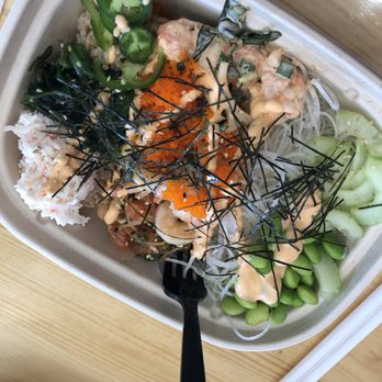 Poke Cube - 3 scoops - Poke Near Me - Rancho Cordova, California Poke Cube - 3 scoops - Poke Near Me - Rancho Cordova, California