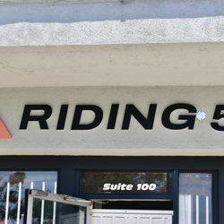 Riding 5 Electric Bikes - Outside of store