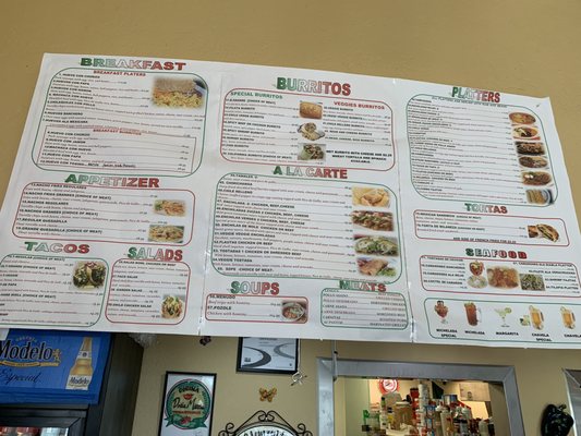 Menu photo 8 Cocina Dona Maria Santa Clara, CA
