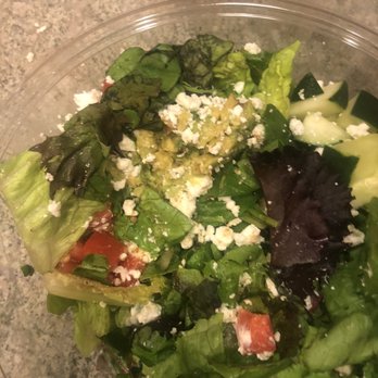 Noodles and Company - You can see the spoiled greens at the top of the salad. - Noodles Near Me - Rocklin, California