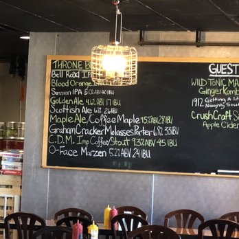 Throne Brewing - Beer list - Breweries Near Me - Glendale, Arizona