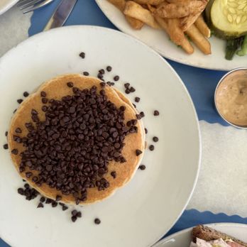 EJ's Luncheonette - Chocolate Chip Pancake - Diners Near Me - New York, New York EJ's Luncheonette - Chocolate Chip Pancake - Diners Near Me - New York, New York