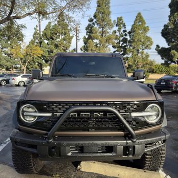 Royalty Wraps & Tint - Chacolate dipped Bronco Wild Track - Car Window Tinting Near Me - Costa Mesa, California Royalty Wraps & Tint - Chacolate dipped Bronco Wild Track - Car Window Tinting Near Me - Costa Mesa, California