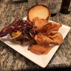 Forest City Pub - Cheddar Bacon Burger