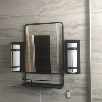 Pink Rose Home Service - Mirror & sconces - Handyman Near Me - Rochester, New York