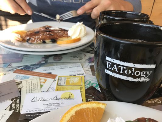 Photo of Eatology - Vernon, BC, CA. Blueberry pancakes