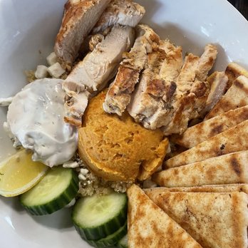 Ramsey’s Trailside - Greek Bowl with Chicken - Bars Near Me - Loveland, Ohio Ramsey’s Trailside - Greek Bowl with Chicken - Bars Near Me - Loveland, Ohio