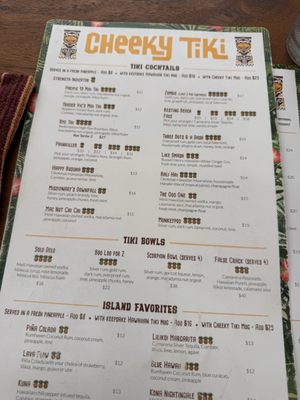 Menu photo 1 Cheeky Tiki Kailua Kona, HI