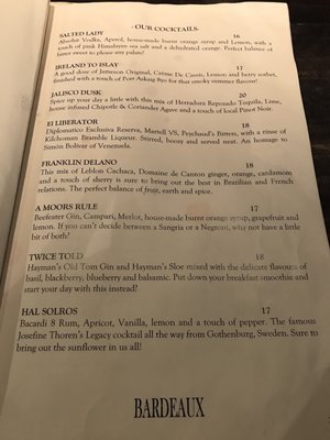 Menu photo 3 Bardeaux Queenstown, OTA Menu photo 3 Bardeaux Queenstown, OTA