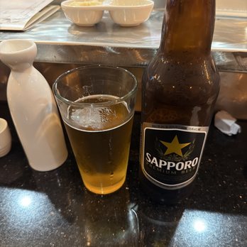 I Luv Sushi - Nice cold Sapporo and a hot - Sushi Bars Near Me - Lakewood, California