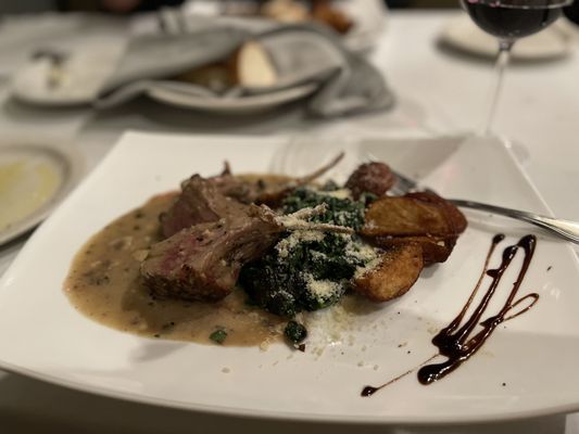 Photo of Avanzare Italian Dining - Springfield, MO, US. 1/2 order of rack of lamb