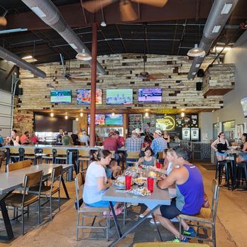 Rogers Roundhouse - Roger's Roadhouse seating area. - Beer Gardens Near Me - Fort Worth, Texas