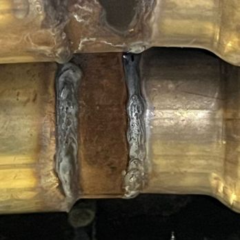 Babes Mufflers - Shoddy cracked welds and area of piping thay was never welded. Look elsewhere for quality work - Auto Repair Near Me - San Jose, California Babes Mufflers - Shoddy cracked welds and area of piping thay was never welded. Look elsewhere for quality work - Auto Repair Near Me - San Jose, California