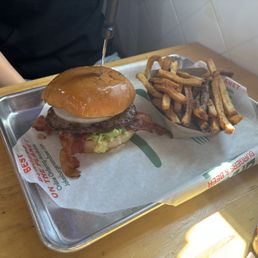 All American with bacon All American with bacon