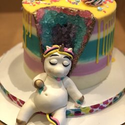 The Art Of Baking - Geode unicorn cake