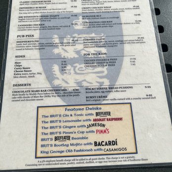 Brit's Pub - Menu - Pubs Near Me - Minneapolis, Minnesota Brit's Pub - Menu - Pubs Near Me - Minneapolis, Minnesota