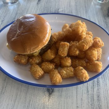 Nicky Rottens - Smash burger with tater tot's - Sports Bars Near Me - Coronado, California