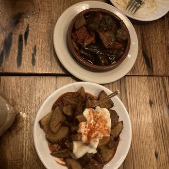 Barcelona Wine Bar - Eggplant Caponata Patatas Bravas - Spanish Near Me - Cambridge, Massachusetts