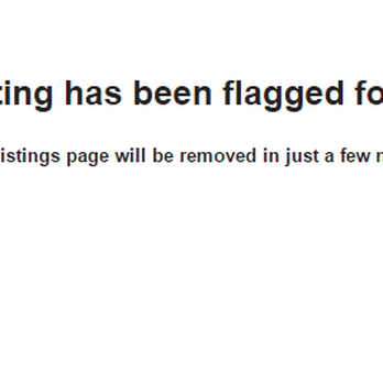 CRAIGSLIST FLAGGING SERVICES - CLOSED - Updated January 2025 
