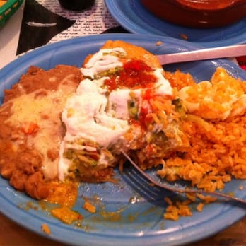 Villa Corona - Half eaten beef chimichanga. - Mexican Near Me - Saint Helena, California