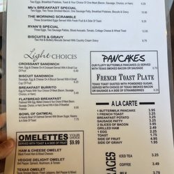 Mulberry Cafe - Breakfast Menu