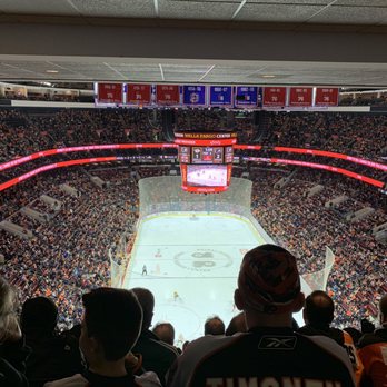 Xfinity Mobile Arena - View from the new open air lounge above the upper levels - Stadiums & Arenas Near Me - Philadelphia, Pennsylvania