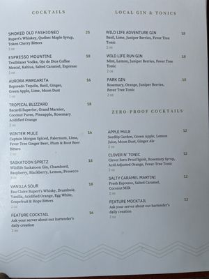 Menu photo 4 Sky Bistro Banff, AB