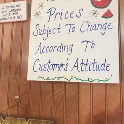 These kinds of signs are everywhere here at Mac and Jerry's