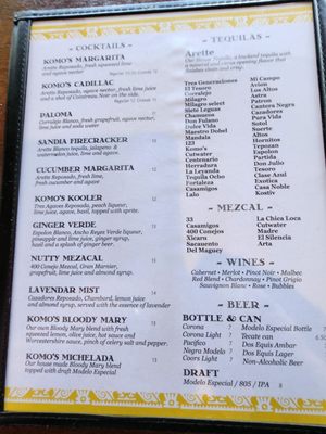 Menu photo 7 Komo's Cocina Long Beach, CA
