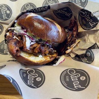 The Stand - Brisket sandwich is fire - New American Near Me - Santa Clara, California The Stand - Brisket sandwich is fire - New American Near Me - Santa Clara, California