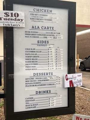Menu photo 2 Uncle Larry's Chattanooga, TN