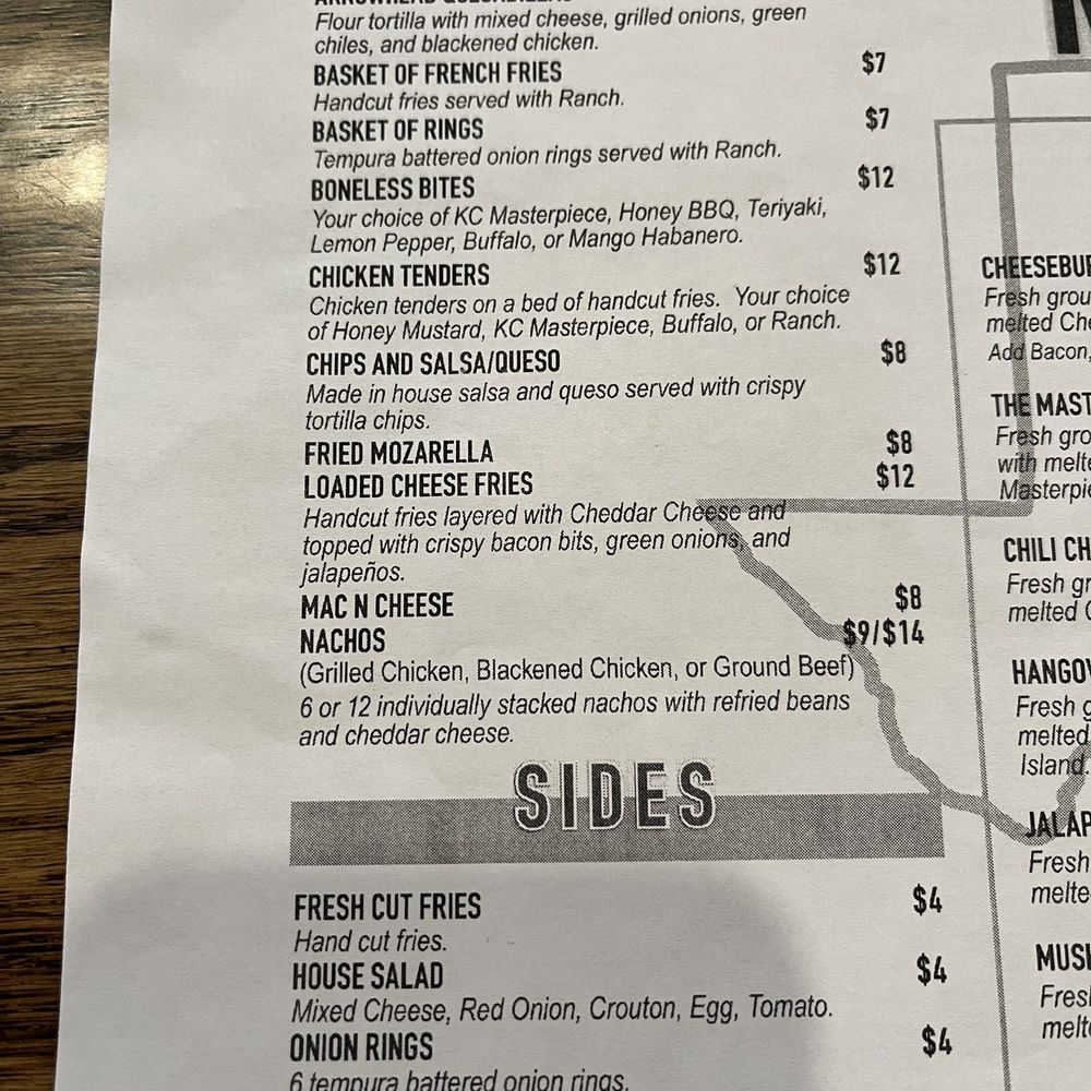 Arrowhead Sports Grill - menu - American Near Me - Plano, Texas Arrowhead Sports Grill - menu - American Near Me - Plano, Texas