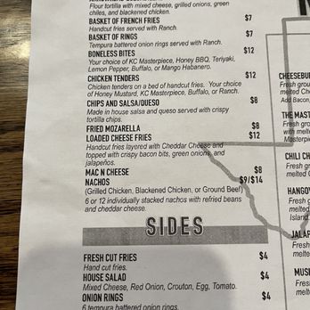 Arrowhead Sports Grill - menu - American Near Me - Plano, Texas
