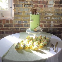 a cake and cupcakes a cake and cupcakes